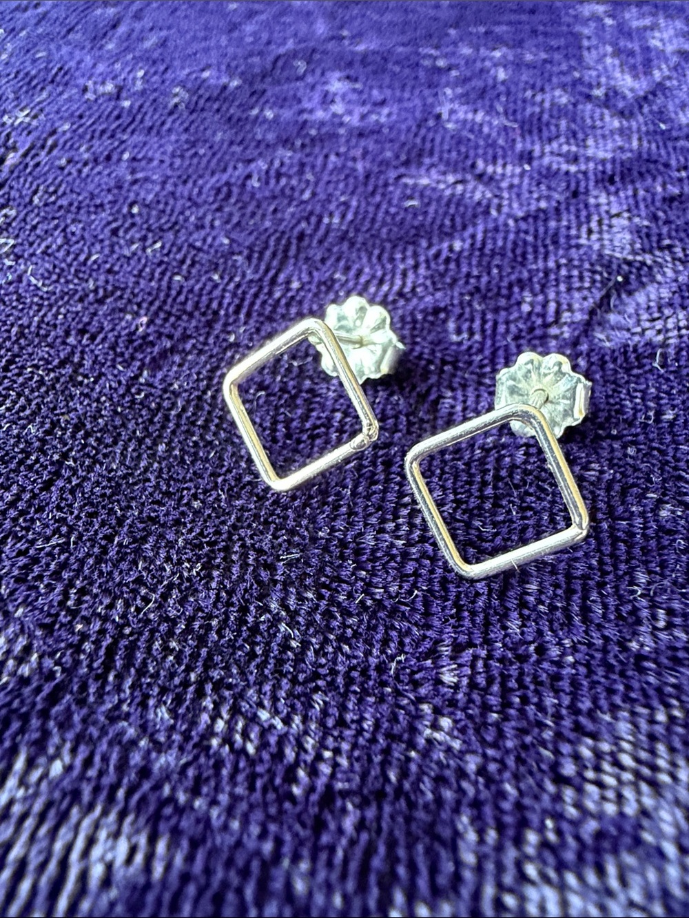 925 sterling silver minimalist designer earrings by Kara Yoo